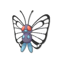 Butterfree sprite from Ultra Sun & Ultra Moon