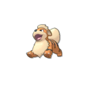 Growlithe sprite from Ultra Sun & Ultra Moon