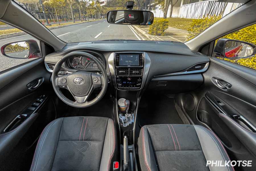 Inside the 2021 Toyota Vios GR-S