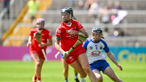 Cork's Ashling Thompson has developed a stunning midfield partnership with Aoife Healy