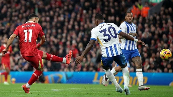 Mo Salah fires home the Liverpool winner