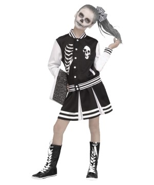 Girls Scare Squad Skeleton Costume