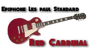 Video thumbnail for Epiphone lespaul standard - cardinal red demo by Guitarfreaks_id