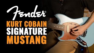 Video thumbnail for Fender Kurt Cobain Signature Mustang | CME Gear Demo by Chicago Music Exchange