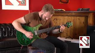 Video thumbnail for 2016 PRS Custom 24 Private Stock Emerald Green Fade | Guitar Demo by Ten Guitars TV