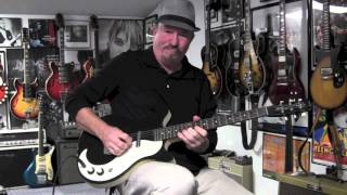 Video thumbnail for 1960 Danelectro 3021 Shorthorn Guitar Demo by drowninginguitars