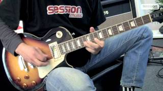 Video thumbnail for EPIPHONE Les Paul Standard Plain Top VSB by session