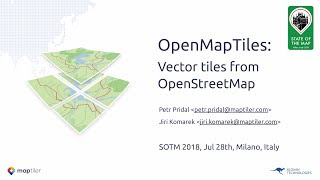 OpenMapTiles: Vector tiles from OpenStreetMap (SoTM 2018 conference)