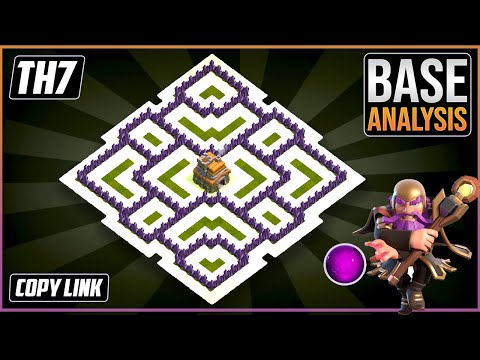 THE BEST TH7 Hybrid/Trophy [Defense] Base 2023 !! Town Hall 7 Hybrid Base Design – Clash Of Clans