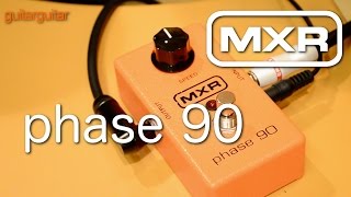 Video thumbnail for MXR Phase 90 Phaser Pedal M101 by GUITARGUITAR