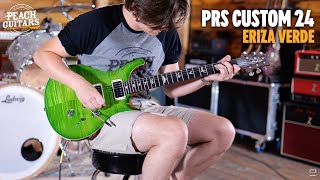 Video thumbnail for No Talking...Just Tones | PRS Custom 24 Eriza Verde Pattern Thin 85/15 by Peach Guitars