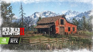 Red Dead Redemption 2 I Relaxing Cinematic Shots of Tomas Downes Ranch with Ambient Sounds