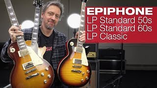 Video thumbnail for EPIPHONE Les Paul Standard und Classic by session