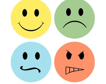 Happy Sad Angry Faces