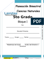 5to Grado - Bloque 1 - Ciencias Naturales