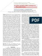 Design and Analysis of P&O and IP&O MPPT Techniques For Photovoltaic System