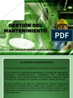 Gestión Del Mantenimiento