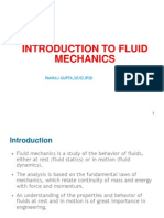 Introduction To Fluid Mechanics: Pankaj Gupta, So/D, Ipsd