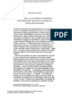 Gregory Schopen - The Buddha As An Owner of Property and Permanent Resident in Medieval Indian Monasteries