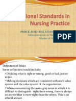 Professional Standards in Nursing Practice