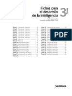 Fichas para El Desarrollo de La Inteligencia 3