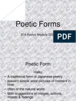 Poetic Forms Haiku 2012