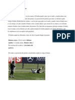 TÉCNICAS DEL PORTERO Futbol