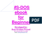 MS DOS Ebook For Beginner