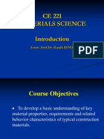 CE 221 Materials Science: Assist. Prof - Dr. Hanifi BINICI