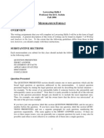 Legal Memorandum Format