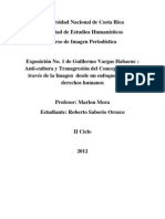 Imagen Periodística. El Caso Habacuc. Exposición No 1