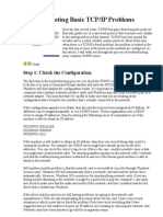 Troubleshooting Basic TCP/IP Problems: Step 1: Check The Configuration