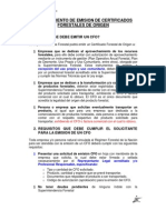 Procedimiento de Emision de Certificados Forestales de Origen (Cfos)