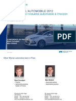 Etude Oliver Wyman - Automotive Trends - VF