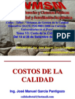 Tema VI: Costo de La Calidad