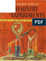 O Livro de Ouro Dos Experimentos Químicos (RARIDADE)