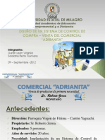 Ensayo Sistema de Compra - Venta Comercial Adrianita