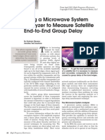 Using A Microwave System Analyzer To Measure Satellite End-to-End Group Delay