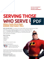 Military Movie Night Flyer