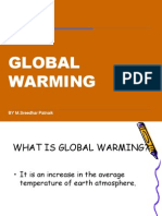 Global Warming: BY M.Sreedhar Patnaik