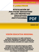 Articulación Del PER en El PEI