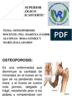 Diapositivas de La Osteoporosis