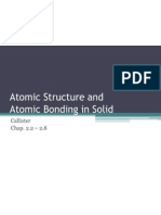 Atomic Structure and Bonding