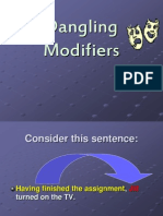 Dangling Modifiers