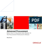 Advanced Procurement: What's New in E-Business Suite Release 12: The Procurement Professional's Release