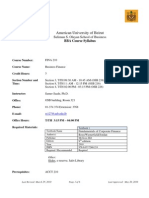 Syllabus FINA210 Business Finance FALL 2013