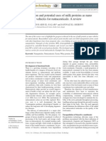 2012-EL-SALAM - Formation and Potential Uses of Milk Proteins As Nano Delivery Vehicles For Nutraceuticals - A Review