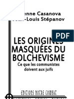 Casanova-Stepanov-Les Origines Masquées Du Bolchevisme