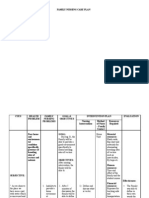 Family Nursing Care Plan