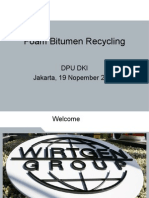 Foam Bitumen Recycling